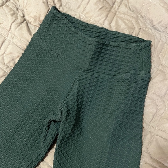 Booty by Brabants full length croco skin leggings - dark green - Picture 1 of 4